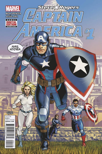 Captain America: Steve Rogers #1 (2016) - 2nd Printing