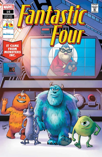 Fantastic Four #16 (2026) - Greg Land Pixar 40th Variant