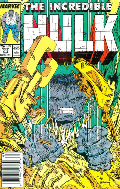 Incredible Hulk #343 (1988) - Newsstand Edition - Low Grade