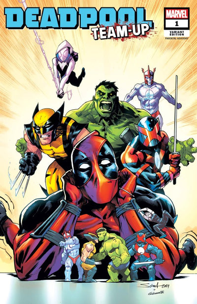 Deadpool Team-Up #1 (2024) - 1:25 Scharf Variant