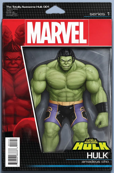 Totally Awesome Hulk #1 (2015) - John Tyler Christopher Action Figure Variant