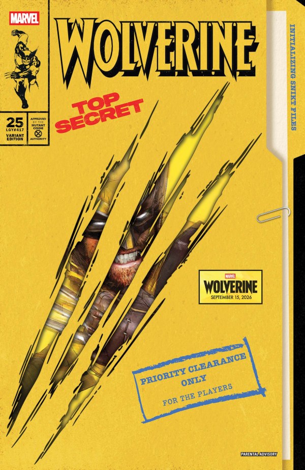 Wolverine #25 (2026) - Jock Wolverine Game Variant