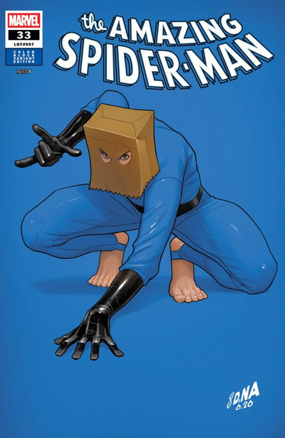 Amazing Spider-Man #33 (2026) - David Nakayama Color Block Blue Variant