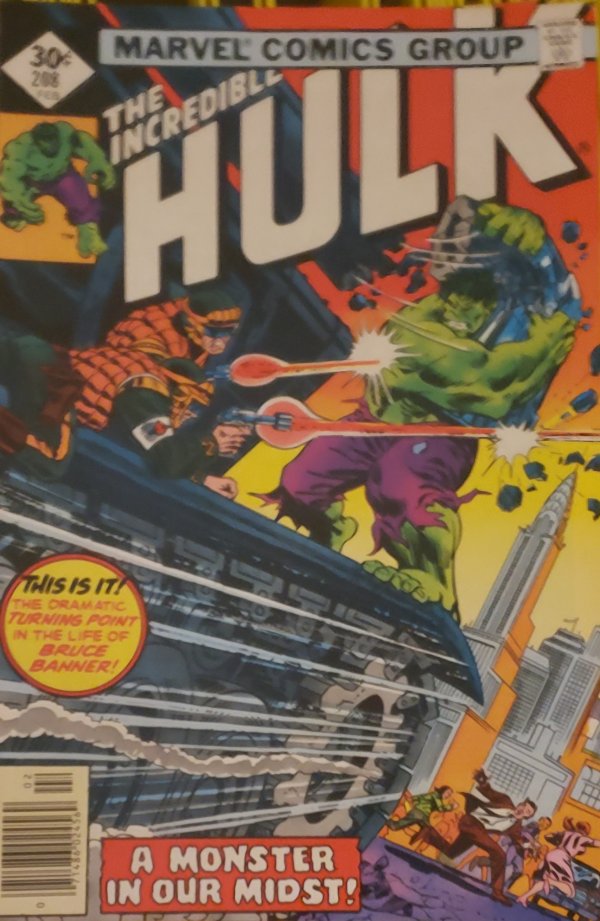Incredible Hulk #208 (1976) - Whitman Variant