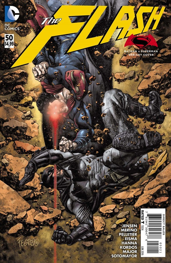 Flash #50 (2016) - Duncan Fegredo Batman v Superman Variant