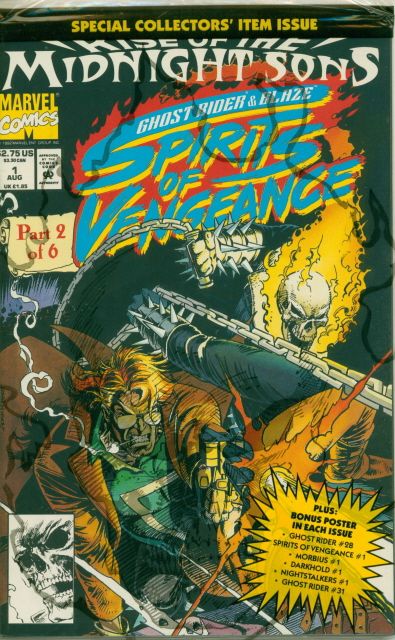 Ghost Rider / Blaze: Spirits of Vengeance #1 (1992) - Adam Kubert Variant