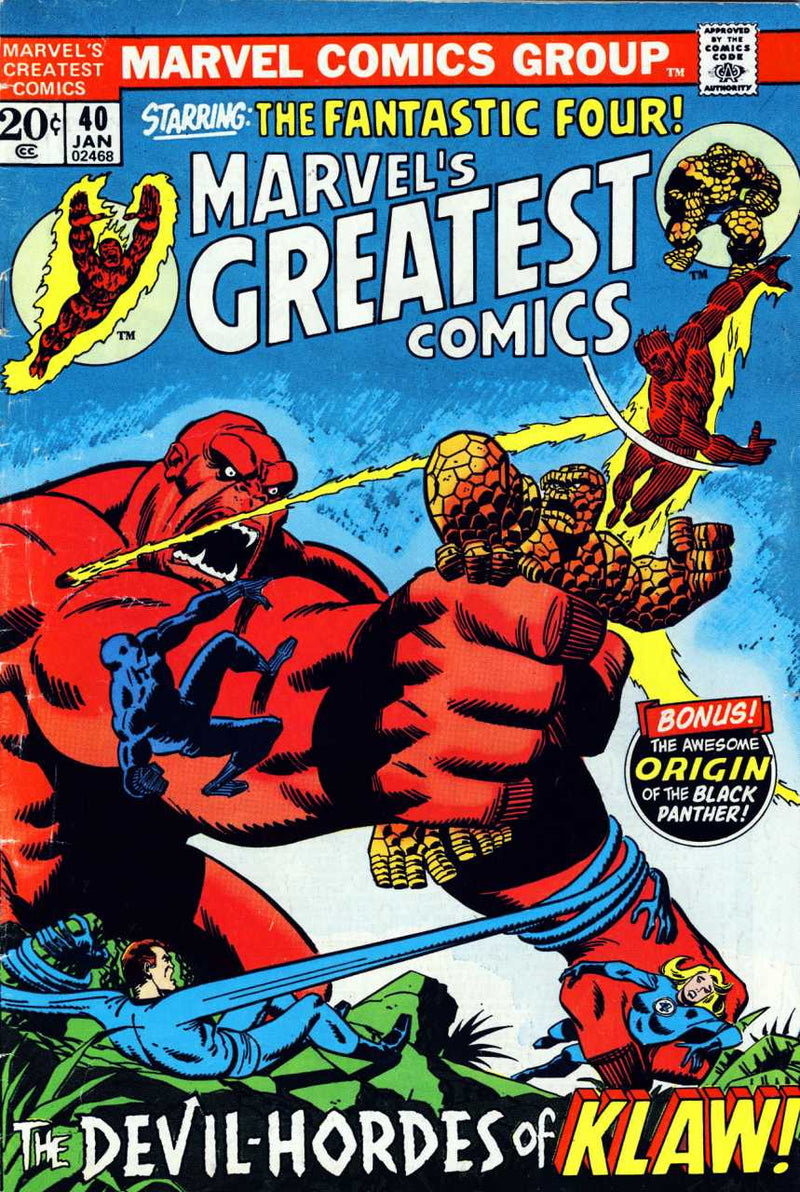 Marvel's Greatest Comics #40 (1973) (very low grade)