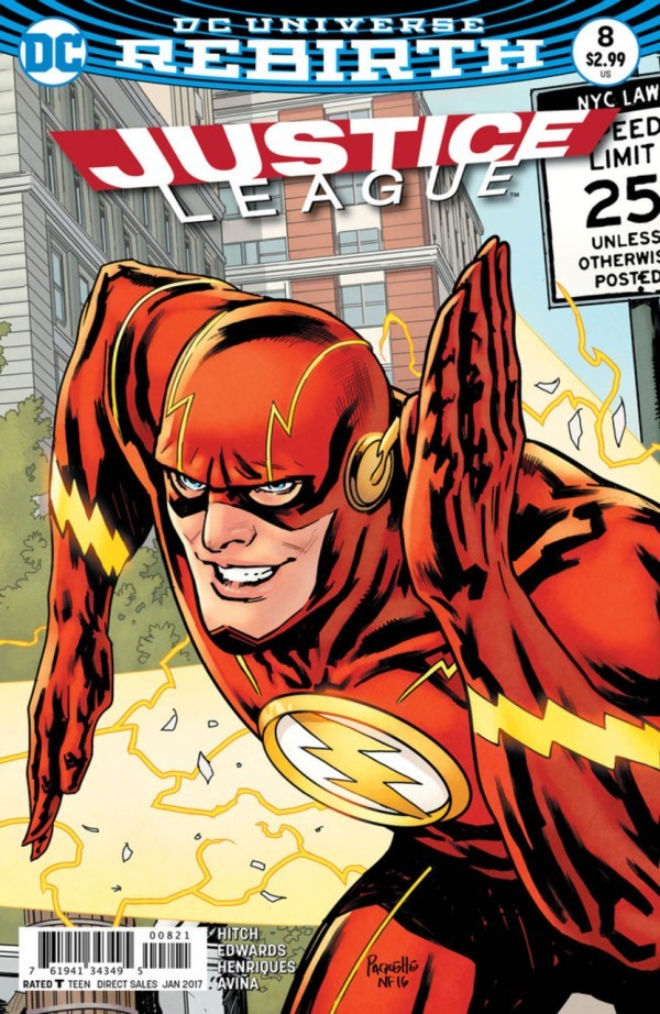 Justice League #8 (2016) - Yanick Paquette Variant