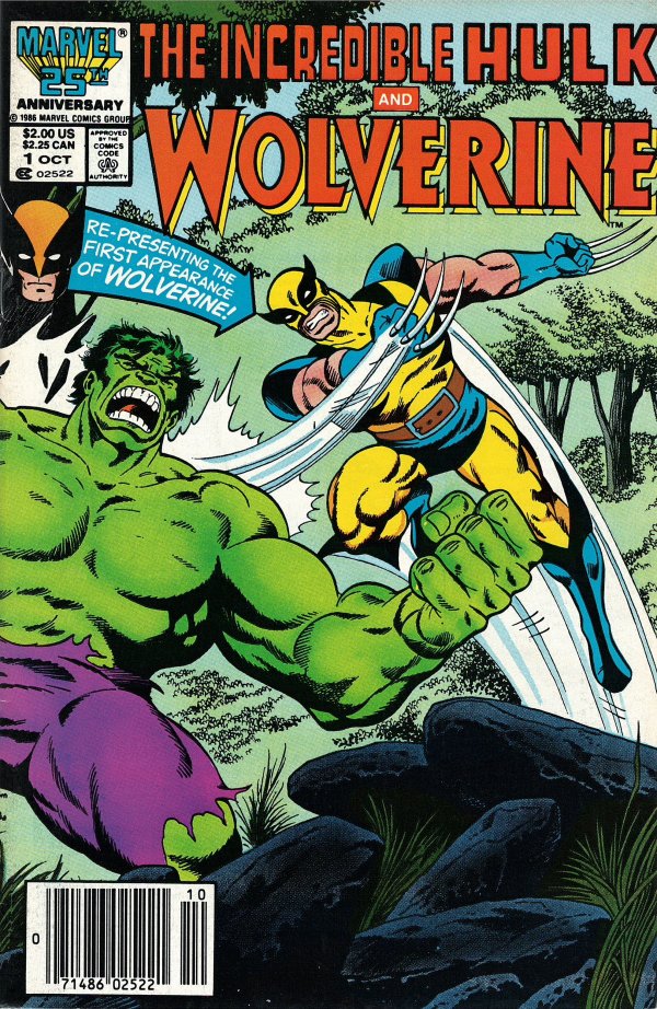 Incredible Hulk and Wolverine #1 (1986) - Newsstand Edition