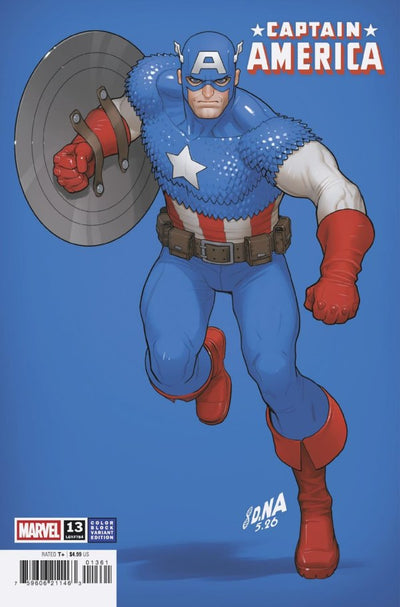 Captain America #13 (2026) - David Nakayama Color Block Blue Variant