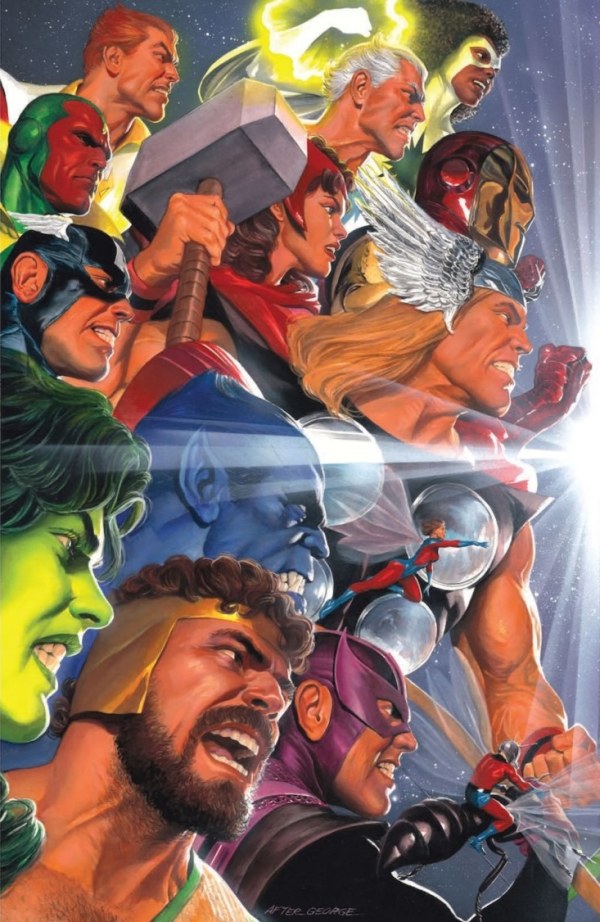 JLA / Avengers #3 (2026) - Facsimile Edition Alex Ross Connecting Virgin Variant