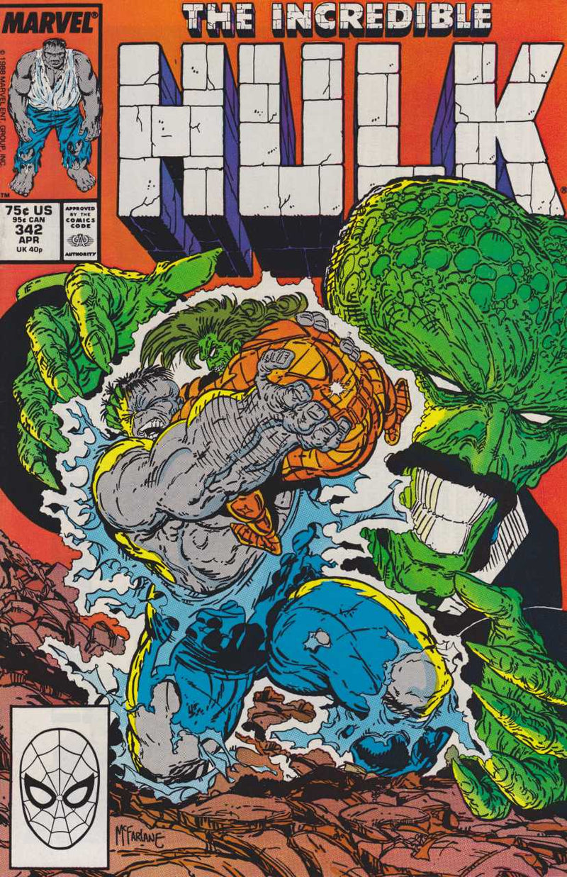 Incredible Hulk #342 (1987) (mid grade)