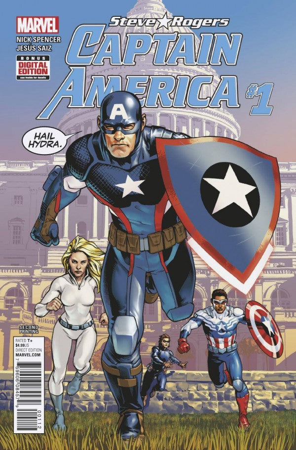 Captain America: Steve Rogers #1 (2016) - 2nd Printing