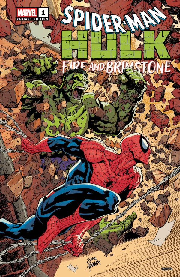 Spider-Man / Hulk: Fire and Brimstone #1 (2026) - Ryan Stegman Variant