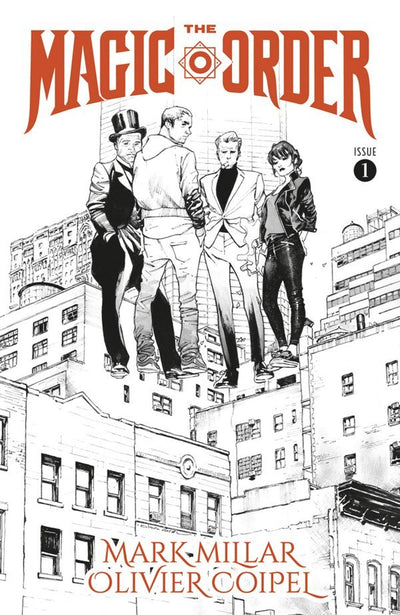 Magic Order #1 (2018) - Olivier Coipel Black & White Variant