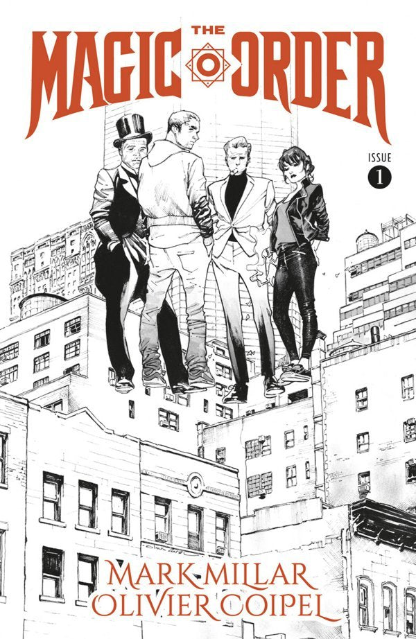 Magic Order #1 (2018) - Olivier Coipel Black & White Variant