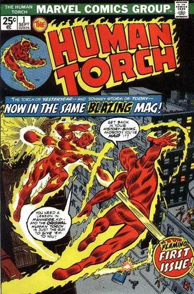 The Human Torch #1-8 (1974) - Complete Set (Mid-Grade)