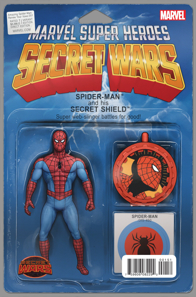 The Amazing Spider-Man: Renew Your Vows #1 (2015) - John Tyler Christopher Action Figure Variant