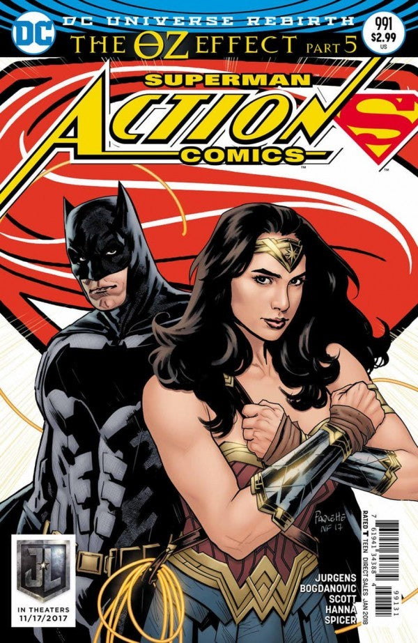 Action Comics #991 (2017) - Yanick Paquette Justice League Movie Variant