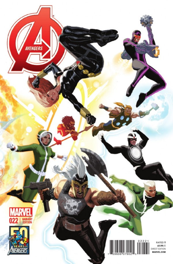 Avengers #22 (2013) - Daniel Acuña Avengers 50th Anniversary Variant