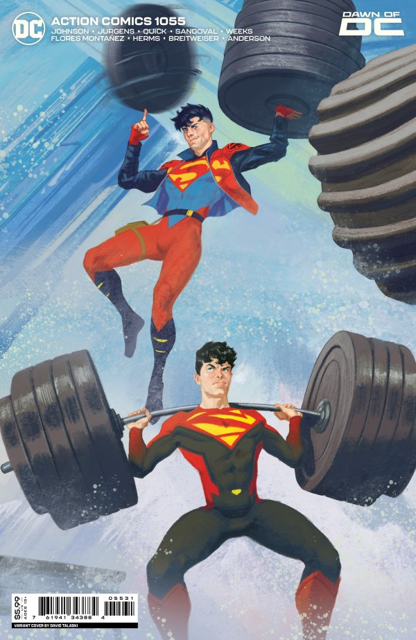 Action Comics #1055 (2023) - David Talaski Super-Workout Connecting Variant