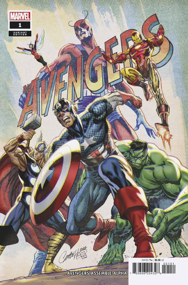 Avengers Assemble: Alpha #1 (2022) - J. Scott Campbell Anniversary Variant