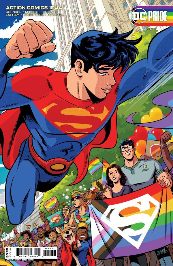 Action Comics #1044 (2022) - Derek Charm DC Pride Variant