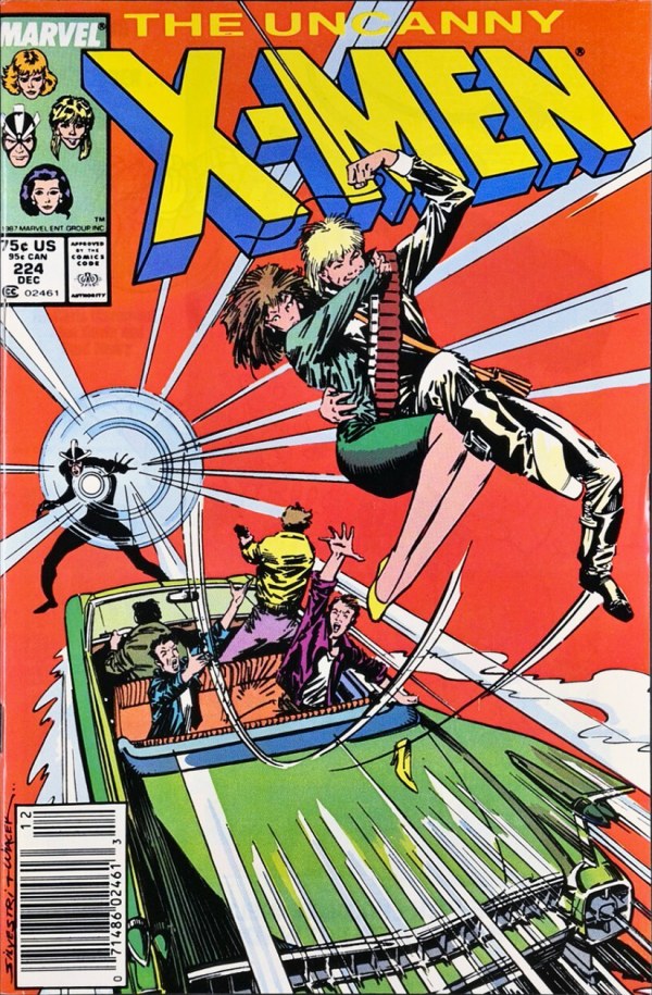 Uncanny X-Men #224 (1987) - Newsstand Edition