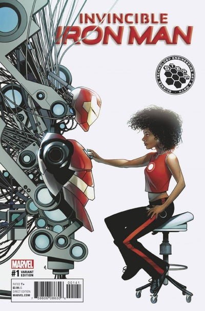 Invincible Iron Man #1 (2016) - 1:10 Mike McKone S.T.E.A.M. Variant