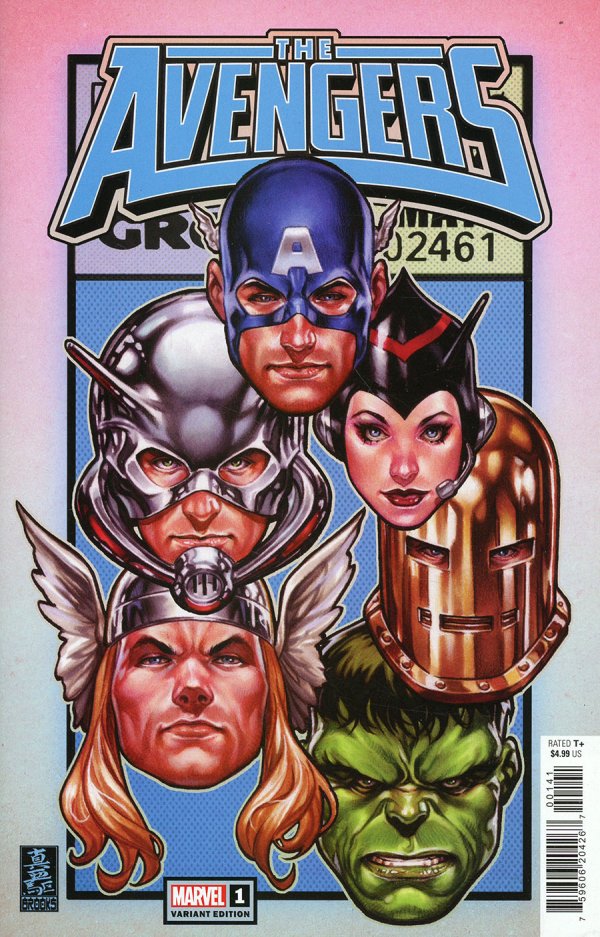 Avengers #1 (2023) - Mark Brooks Corner Box Variant