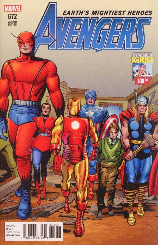 Avengers #672 (2012) - 1:10 Jack Kirby 100th Anniversary Variant