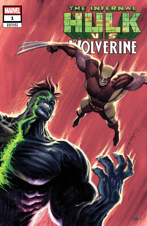 Infernal Hulk vs. Wolverine #1 (2026) - 1:25 Juan Ferreyra Variant