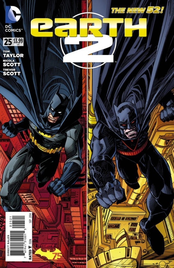 Earth 2 #25 (2014) - Walt Simonson Batman 75th Anniversary Variant