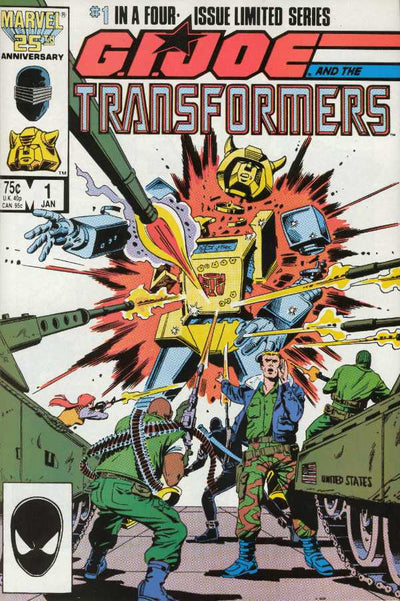 G.I. Joe and the Transformers #1-4 (1986) - Complete Set