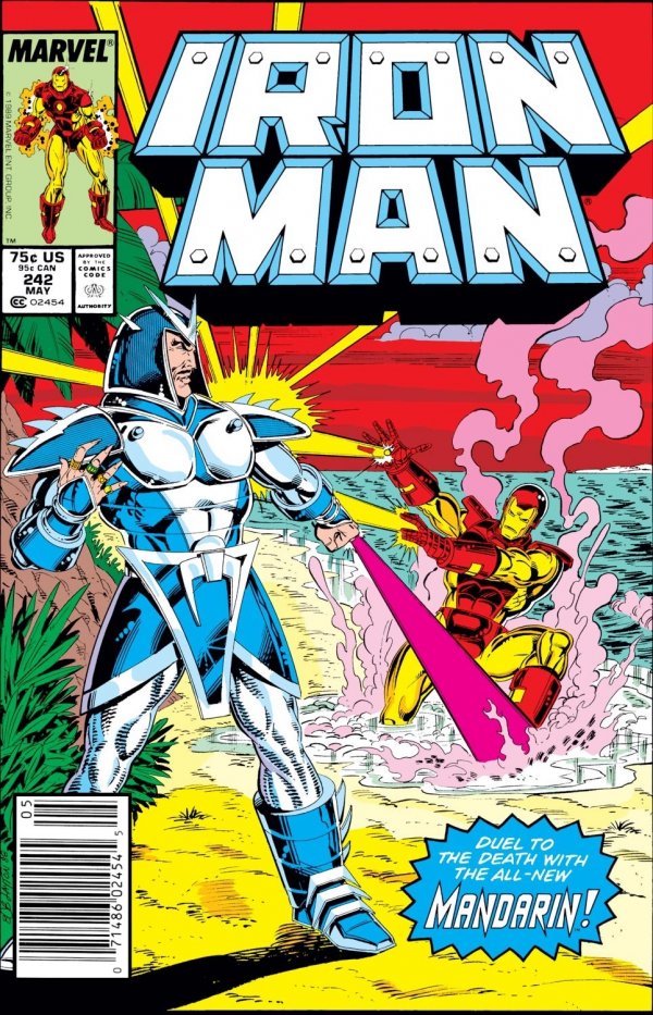 Iron Man #242 (1989) - Newsstand Edition