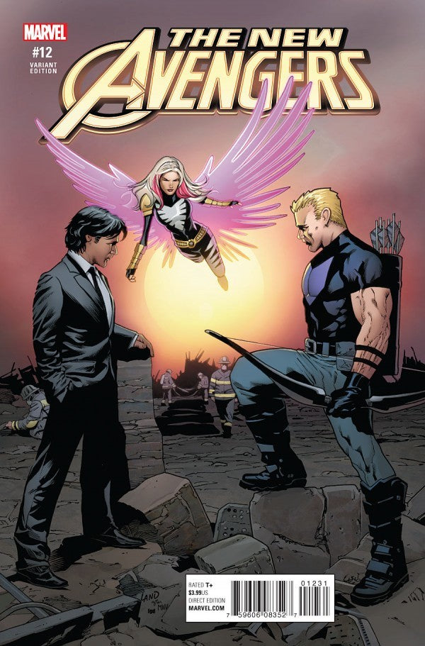 New Avengers #12 (2016) - Greg Land Civil War Reenactment Variant
