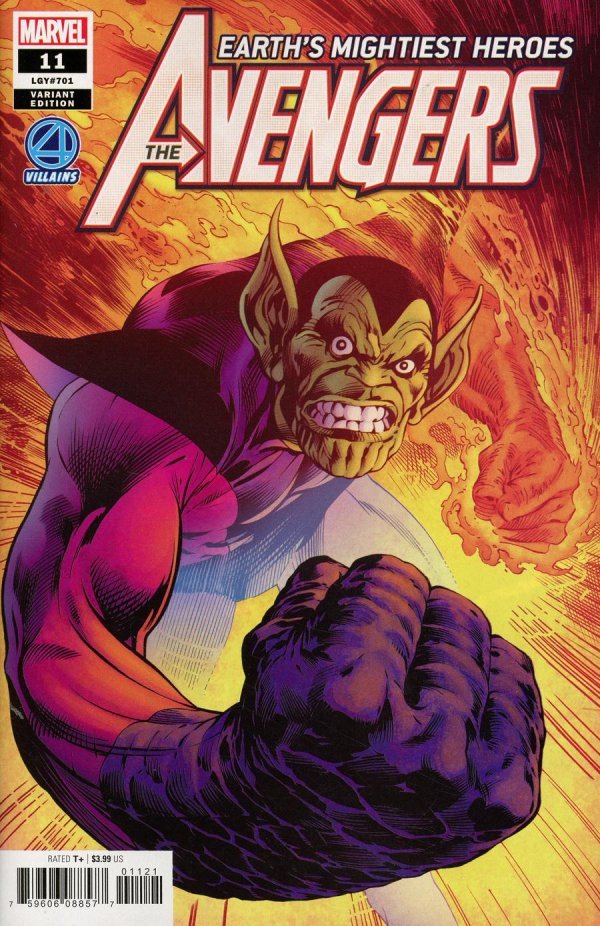Avengers #11 (2018) -Alan Davis Fantastic Four Villains Variant