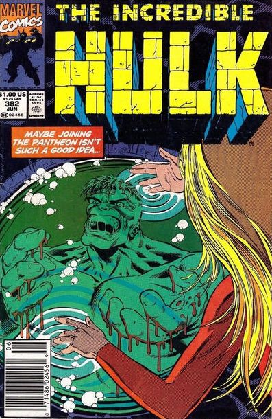 Incredible Hulk #382 (1991) -Newsstand Edition (Lower-Grade)
