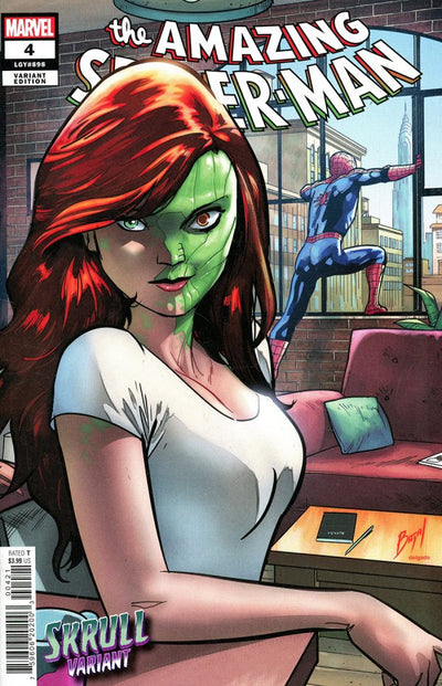 Amazing Spider-Man #4 (2022) - Jan Bazaldua Skrull Variantr