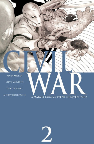 Civil War #2 (2006) - 3rd Printing Steve McNiven Sketch Variant