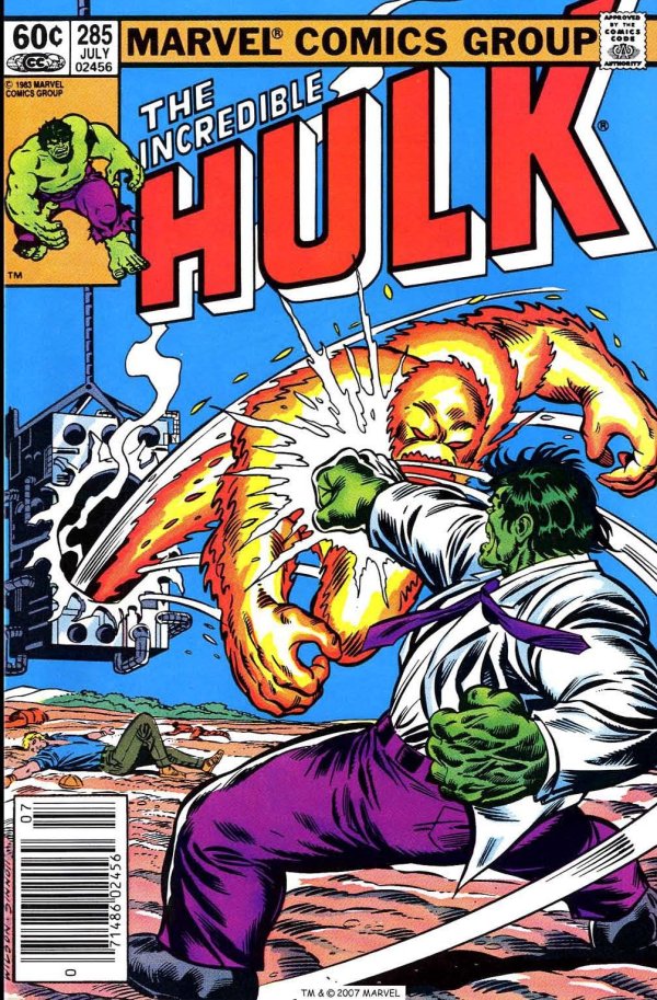 Incredible Hulk #285 (1983) -Newsstand Edition
