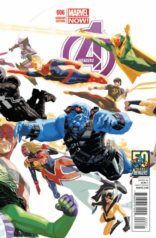Avengers #6 (2013) - Daniel Acuña Avengers 50th Anniversary Connecting Variant