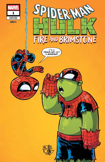 Spider-Man/Hulk: Fire and Brimstone #1 (2026) - Skottie Young Variant