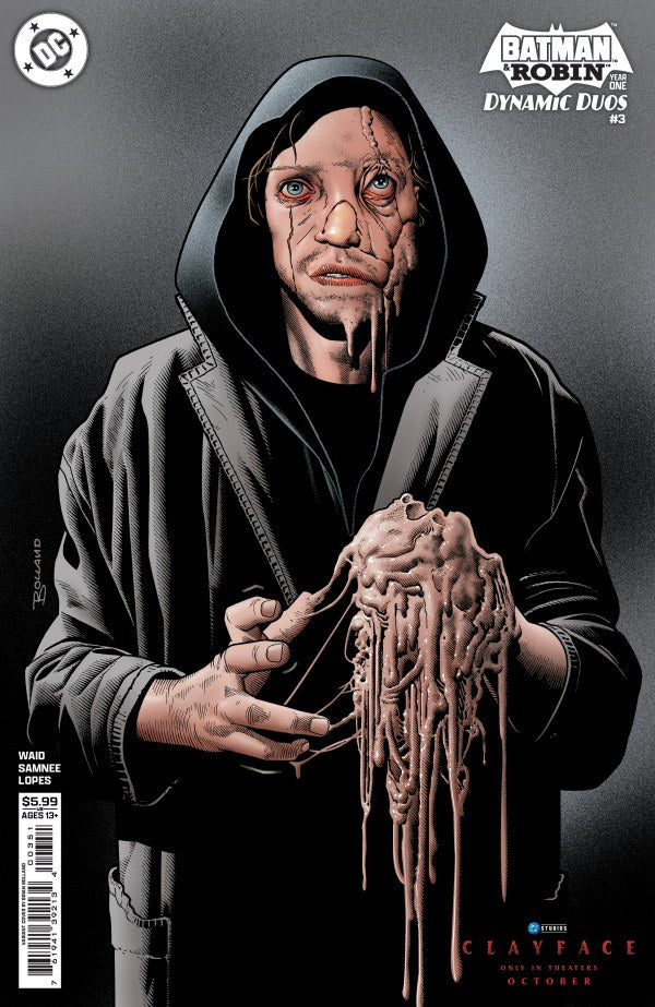 Batman and Robin: Year One – Dynamic Duos #3 (2026) - Brian Bolland Clayface Movie Variant