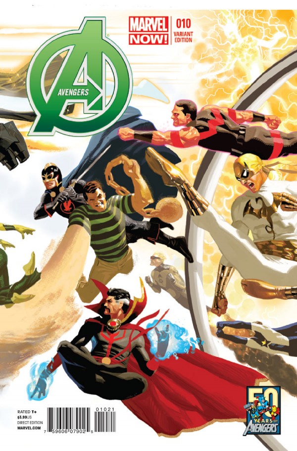Avengers #10 (2013) - Daniel Acuña Avengers 50th Anniversary Connecting Variant