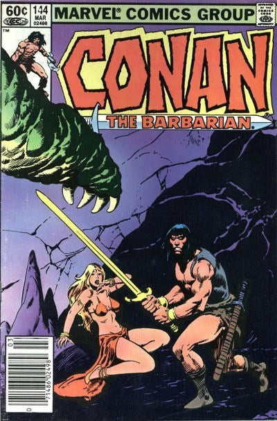 Conan the Barbarian #144 (1982) -Newsstand Edition (Lower Grade)