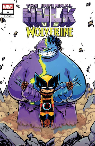 Infernal Hulk vs. Wolverine #1 (2026) - Skottie Young Variant