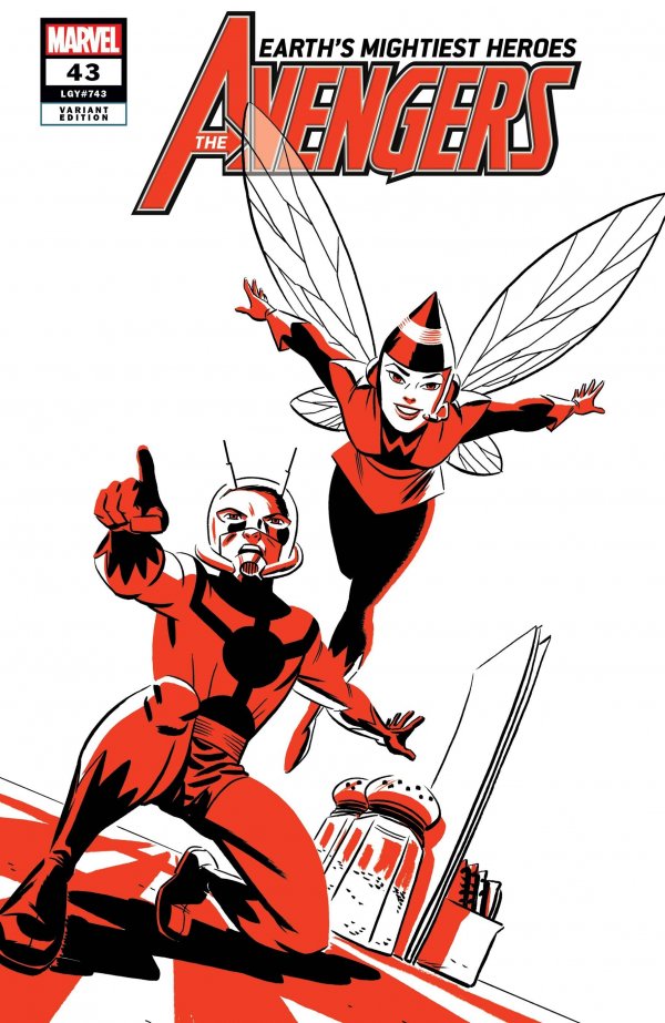 Avengers #43 (2021) - Michael Cho Ant-Man And Wasp Two-Tone Variant