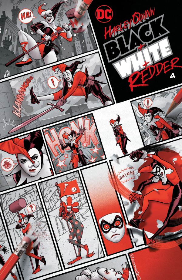 Harley Quinn: Black + White + Redder #4 (2023)