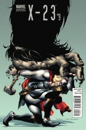 X-23 #9 (2011) - 1:15 Chris Stevens Thor Goes Hollywood Variant